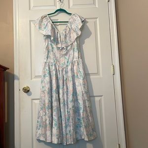 COPY - Vintage purple floral dress The Kollection Ltd.  Excellent condition!